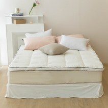 해밀홈 오가닉 순면 클라우디 토퍼, 화이트