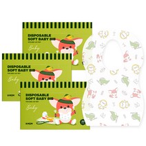 마더케이 케이맘 일회용 소프트 턱받이, 화이트, 60p