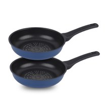 키친아트 프리미엄 파스텔 프라이팬 2p, 혼합색상, 프라이팬 20cm 2p