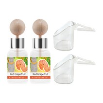 향기마을 차량용 송풍구 디퓨저 본품 17ml x 2p 세트, 레드자몽, 1세트