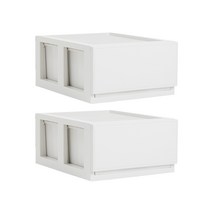 하임 모던 서랍장 1단, 라이트 그레이, 2개