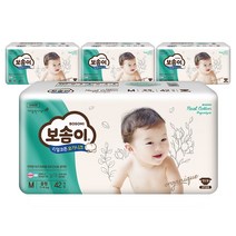 보솜이 리얼코튼 오가니크 중형, 168매