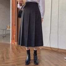 리타브 핀턱 플리츠 롱스커트 SK4041K19