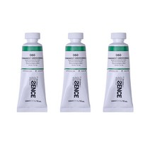 신한에쎈스 아크릴 컬러 물감 Tube A 시리즈 퍼머넌트 그린 미들 3p, 1색, 50ml