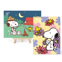 아이러브페인팅 피너츠 DIY CUBIC PAINTING 1318cm, PLAY, 1개