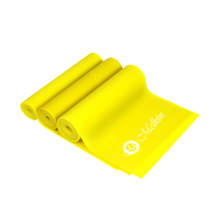 근력 운동용 라텍스 스트레칭 밴드 1단계, 옐로우