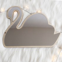 비솔 원목 아크릴 백조 안전거울, 혼합색상