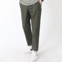 지지블랙 남성용 해피 스판 세미 와이드 밴딩 면 팬츠