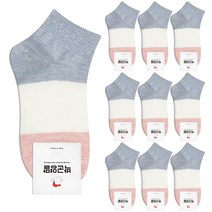 박군 여성용 아리아 단목 양말 10족