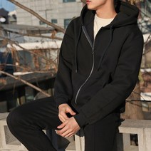 맨타임 SKW 따뜻한 기모 투웨이 오버핏 후드집업