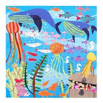 이부 바다 보물 직소퍼즐, 혼합색상, 64피스