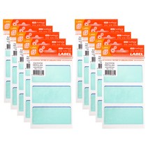 금홍팬시 엠에스 필름커버 견출지 라벨 404 147p, 청, 10개