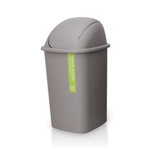 M 정사각 휴지통 대, 1개, 라이트브라운