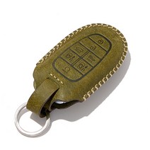 호즈 자동차 스마트키 케이스 H01, 실버 + 올리브, 1개