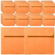 투영디자인 러블리 미니 카드봉투, 오렌지, 50개