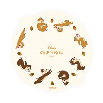 로이체 디즈니 시즌2 캐릭터 칩앤데일 PVC 원형 마우스패드, DSNY-RPP-B-CD, 1개