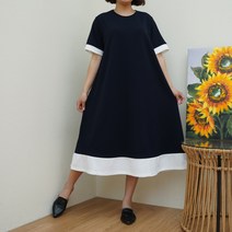 후니네 도도 빅사이즈 임산부 롱 원피스