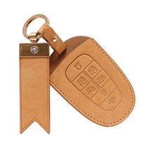 메이튼 쌍용 자동차 스마트 키 케이스 가죽 홀더 SS_01, 체리브라운, 1개