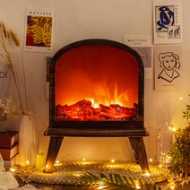 아트조이 LED 불멍 벽난로 무드등 01호, 혼합색상