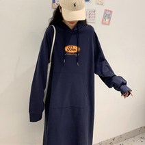 버니버니 포켓 후드 롱 원피스