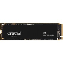 마이크론 Crucial P3 M.2 2280 NVMe SSD, 2048GB