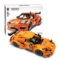 자동차 블럭 T516 슈퍼 레이싱카, 오렌지