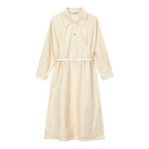 보브 벨티드 턱트 셔츠 원피스 7152137001