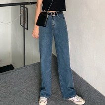 루나걸 여성용 데니 와이드 팬츠