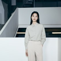 마인드브릿지 여성용 스모킹 소매 셔츠 MWWS2201