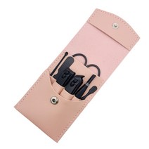 미카엘그라운드 손톱 깎이 7종 세트, 1세트, 핑크(케이스), 블랙(도구)