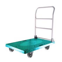 청아 무소음바퀴 접이식 사각 대차 초록 대형, 1개