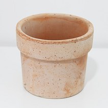 도시정원 이태리 수제토분 원턱 원형 화분, 혼합색상, 1개