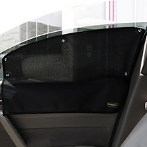 본투로드 부직포 윈도우 썬블록 1 + 2열 좌우 세트 더 뉴 SM6 20년08월~, 블랙, 1세트