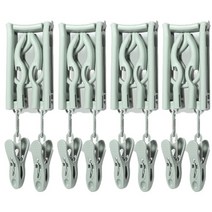 포터블 다용도 옷걸이, 그린, 4개입