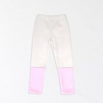 레인보우키즈 아동용 러블리 배색 기모 레깅스