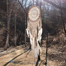 레이티드림 라탄 마크라메 드림캐쳐, 혼합색상