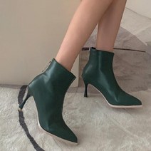 첫걸음 레트비 큐빅 앵클부츠 8cm