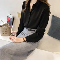 MA 뮤즈 베이직 심플 블라우스