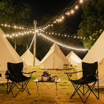 스트링월드 라이트 전등선 10m 10p + 인치구 10구 전구색 3W, 화이트