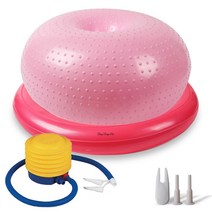 딩동펫 반려동물 탄탄 밸런스 짐볼, 핑크, 1개
