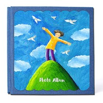민성컴퍼니 대용량 차일드 성장앨범 280 x 270 x 30 mm, 20매, 비행(앨범), 블랙카드(속지)
