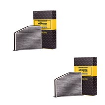 몬스터오토파츠 차량용 활성탄 에어컨필터 폭스바겐 티구안 1세대 2007~2017년, 2세트, 56a5n