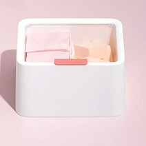 리소하우스 다용도 미니 소품 정리함, 심플 화이트, 1개