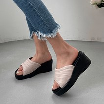 벨레페 여성용 리프틴 통굽 슬리퍼 6.5cm