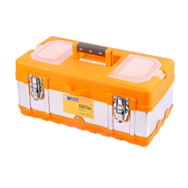 라온투유 스테인레스 스틸 공구상자 05 오렌지, 1개