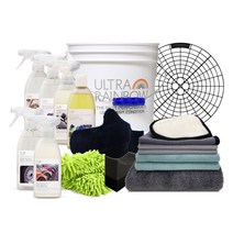 울트라레인보우 자동차 셀프세차용품 실내세차 16종 풀세트, 1세트
