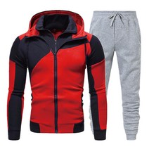 남성용 마켓A 겨울 캐주얼 운동복 세트