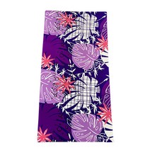 해변 수영장 바닷가 워터파크 물놀이 수건 비치타월, 보라색잎, 1개