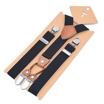 루시드랩 남성용 솔리드 서스펜더 멜빵