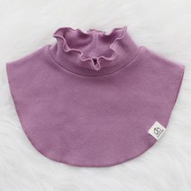 주누하우스 키즈 프릴 반목 페이크 목폴라